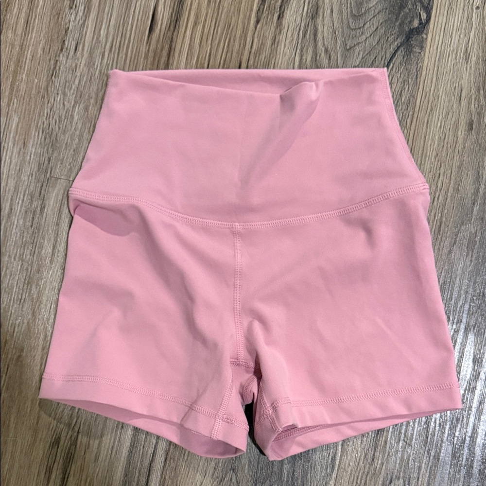 Yogalicious High-Waisted Pink Shorts